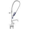 Waterloo 1.15 GPM Deck-Mounted Pre-Rinse Faucet With 4" Centers And 6" Add-On Faucet
