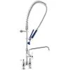 Waterloo 1.15 GPM Deck-Mounted Pre-Rinse Faucet With 4" Centers And 10" Add-On Faucet -T&S Brass Shop 2476269