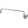 T&S Brass And Bronze Works T&S B-0212 Wall Mounted Single Hole Pantry Faucet With 6" Swing Nozzle, Eterna Cartridge, And 4-Arm Handle