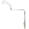 T&S Brass And Bronze Works T&S B-0319-04 Single Hole Deck Mount Single Pantry Mixing Faucet With Single Supply, 24" Double Joint Nozzle, 7 5/8" Extension, And Eterna Cartridges 2 T&S Brass And Bronze Works T&S B-0319-04 Single Hole Deck Mount Single Pantry Mixing Faucet With Single Supply, 24" Double Joint Nozzle, 7 5/8" Extension, And Eterna Cartridges -T&S Brass Shop 342760