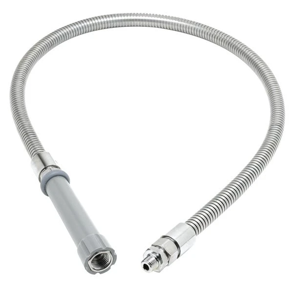 T&S Brass And Bronze Works T&S B-0044-HF 44" Stainless Steel Flex Hose With Fisher Adapter 3 T&S Brass And Bronze Works T&S B-0044-HF 44" Stainless Steel Flex Hose With Fisher Adapter