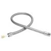T&S Brass And Bronze Works T&S B-0050-H2A 44 5/8" Stainless Steel Flex Hose With Short Handle And Polyurethane Liner