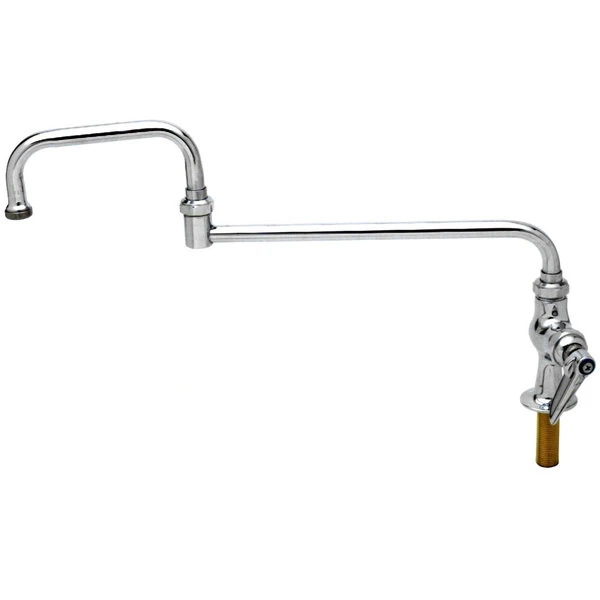 T&S Brass And Bronze Works T&S B-0256 Single Hole Deck Mount Pantry Faucet With Single Supply, 15" Double Joint Nozzle, And Eterna Cartridges 3 T&S Brass And Bronze Works T&S B-0256 Single Hole Deck Mount Pantry Faucet With Single Supply, 15" Double Joint Nozzle, And Eterna Cartridges