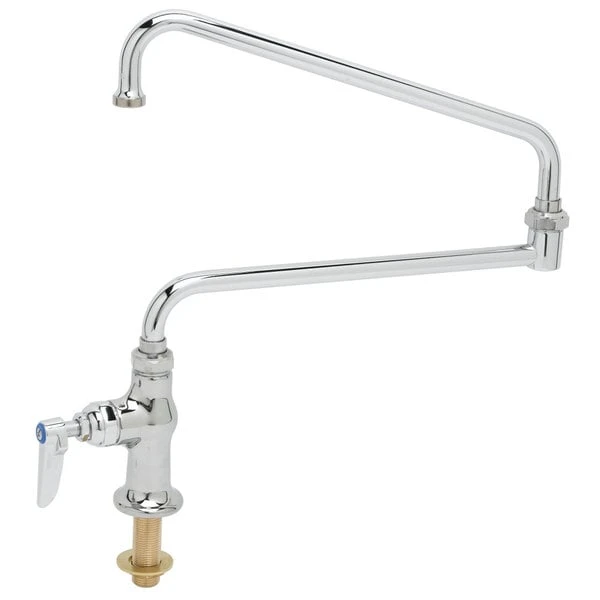 T&S Brass And Bronze Works T&S B-0319 Single Hole Deck Mount Single Pantry Mixing Faucet With Single Supply And 24" Double Joint Nozzle 3 T&S Brass And Bronze Works T&S B-0319 Single Hole Deck Mount Single Pantry Mixing Faucet With Single Supply And 24" Double Joint Nozzle