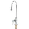 T&S Brass And Bronze Works T&S B-0304 Vandal Resistant Deck Mount Single Temperature Ledge Faucet With Single Supply And 8 13/16" Gooseneck Spout -T&S Brass Shop 347301