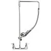 T&S Brass And Bronze Works T&S B-0131 Wall Mounted 29 7/8" High Pre-Rinse Faucet With Adjustable 8" Centers, Swivel Arm, And 20" Hose -T&S Brass Shop 350547
