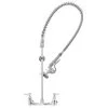 T&S Brass And Bronze Works T&S B-0133-BR-B EasyInstall Wall Mounted 38" High Pre-Rinse Faucet With Adjustable 8" Centers, Brush Spray Valve, 36" Hose, Flexible Supply Hoses, Supply Stops, And Wall Bracket 2 T&S Brass And Bronze Works T&S B-0133-BR-B EasyInstall Wall Mounted 38" High Pre-Rinse Faucet With Adjustable 8" Centers, Brush Spray Valve, 36" Hose, Flexible Supply Hoses, Supply Stops, And Wall Bracket -T&S Brass Shop 350572