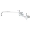 T&S Brass And Bronze Works T&S B-0230-BST Wall Mounted Pantry Faucet With 8" Adjustable Centers, 18" Swing Nozzle, Eterna Cartridges, And Built-In Stops -T&S Brass Shop 353555
