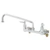 T&S Brass And Bronze Works T&S B-0231-02 Wall Mounted Pantry Faucet With 8" Adjustable Centers, 12" Swing Nozzle, Eterna Cartridges, And Installation Kit 1 T&S Brass And Bronze Works T&S B-0231-02 Wall Mounted Pantry Faucet With 8" Adjustable Centers, 12" Swing Nozzle, Eterna Cartridges, And Installation Kit -T&S Brass Shop 353561