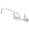 T&S Brass And Bronze Works T&S B-0244 Wall Mounted Pantry Faucet With 8" Adjustable Centers, 12" Swing Nozzle, And Installation Kit -T&S Brass Shop 353784