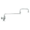 T&S Brass And Bronze Works T&S B-0261 Wall Mount Single Sink Faucet With Single Supply, 15" Double Joint Nozzle, And 4 Arm Handle 1 T&S Brass And Bronze Works T&S B-0261 Wall Mount Single Sink Faucet With Single Supply, 15" Double Joint Nozzle, And 4 Arm Handle -T&S Brass Shop 355142