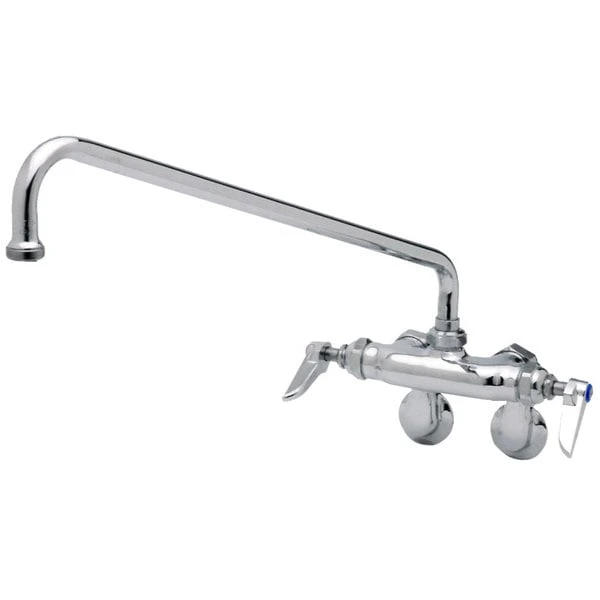 T&S Brass And Bronze Works T&S B-0236 Wall Mounted Pantry Faucet With Adjustable Centers, 12" Swing Nozzle, And Eterna Cartridges 3 T&S Brass And Bronze Works T&S B-0236 Wall Mounted Pantry Faucet With Adjustable Centers, 12" Swing Nozzle, And Eterna Cartridges