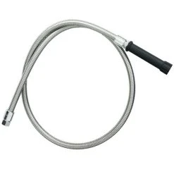 T&S Brass And Bronze Works Equip By T&S 5HSE84 84" Flexible Stainless Steel Hose For Equip Pre-Rinse Units