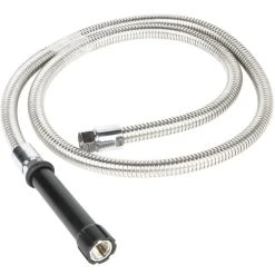 T&S Brass And Bronze Works Equip By T&S 5HSE68 68" Flexible Stainless Steel Hose For Equip Pre-Rinse Units