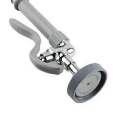 T&S Brass And Bronze Works T&S B-0133-CC EasyInstall Wall Mounted 35 1/4" High Pre-Rinse Faucet With Adjustable 8" Centers And 44" Hose -T&S Brass Shop 557386