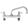 Fisher 3311 Deck-Mounted Swivel Faucet With 8" Centers - 8" Spout -T&S Brass Shop 5671