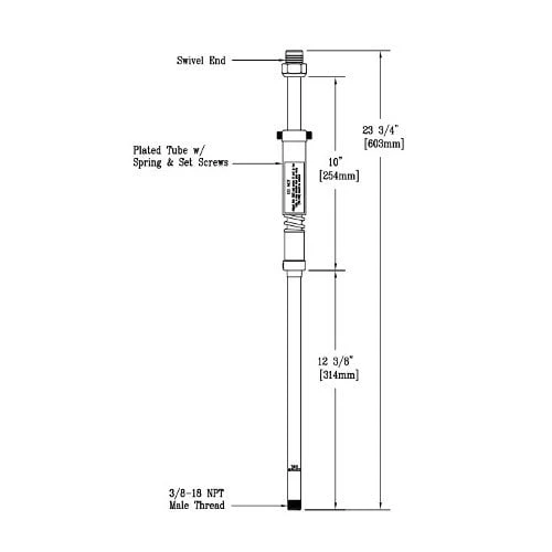 T&S Brass And Bronze Works T&S 009178-40 24" Riser Knuckle Assembly 3 T&S Brass And Bronze Works T&S 009178-40 24" Riser Knuckle Assembly