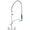 Fisher 48887 Backsplash Mounted Pre-Rinse Faucet With Wall Bracket And 8" Centers - 6" Swing Spout -T&S Brass Shop 592857