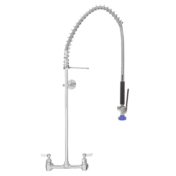Fisher 64793 Backsplash Mounted Pre-Rinse Faucet With Wall Bracket And 8" Centers 3 Fisher 64793 Backsplash Mounted Pre-Rinse Faucet With Wall Bracket And 8" Centers