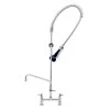 T&S Brass And Bronze Works T&S B-0123-A12-B08 EasyInstall Deck Mounted 46" High Pre-Rinse Faucet With Adjustable 8" Centers, Ergonomic Spray Valve, 44" Hose, 12" Add-On Faucet, And 6" Wall Bracket 2 T&S Brass And Bronze Works T&S B-0123-A12-B08 EasyInstall Deck Mounted 46" High Pre-Rinse Faucet With Adjustable 8" Centers, Ergonomic Spray Valve, 44" Hose, 12" Add-On Faucet, And 6" Wall Bracket -T&S Brass Shop 59466