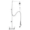 T&S Brass And Bronze Works T&S B-0128 Deck Mounted 55" High Pre-Rinse Faucet With Adjustable 8" Centers, Angled Low Flow Spray Valve, Balancer, 68" Hose, And 6" Wall Bracket 1 T&S Brass And Bronze Works T&S B-0128 Deck Mounted 55" High Pre-Rinse Faucet With Adjustable 8" Centers, Angled Low Flow Spray Valve, Balancer, 68" Hose, And 6" Wall Bracket -T&S Brass Shop 622102