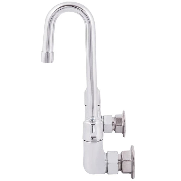 T&S Brass And Bronze Works Equip By T&S 5F-8WLX03 Wall Mounted Faucet With 2 3/16" Gooseneck Spout, 8" Centers, Laminar Flow Device, And Lever Handles 5 T&S Brass And Bronze Works Equip By T&S 5F-8WLX03 Wall Mounted Faucet With 2 3/16" Gooseneck Spout, 8" Centers, Laminar Flow Device, And Lever Handles - Image 3