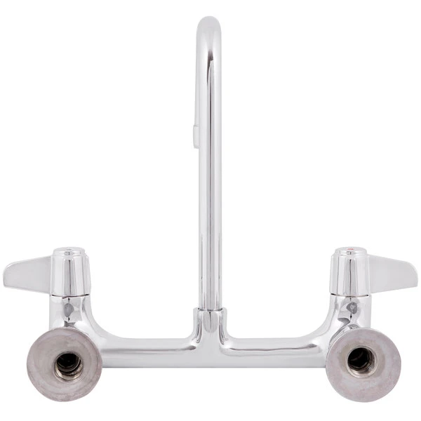 T&S Brass And Bronze Works Equip By T&S 5F-8WLX03 Wall Mounted Faucet With 2 3/16" Gooseneck Spout, 8" Centers, Laminar Flow Device, And Lever Handles 7 T&S Brass And Bronze Works Equip By T&S 5F-8WLX03 Wall Mounted Faucet With 2 3/16" Gooseneck Spout, 8" Centers, Laminar Flow Device, And Lever Handles - Image 5