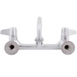 T&S Brass And Bronze Works Equip By T&S 5F-8WLX06 Wall Mounted Faucet With 6 1/8" Swing Spout, 5.2 GPM Laminar Flow Device, 8" Adjustable Centers, And Lever Handles -T&S Brass Shop 753648