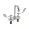 Eagle Group 301005 Deck Mounted Faucet With 9" Gooseneck Nozzle, 4" Centers, And Wrist Handles