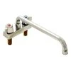 Eagle Group 301440 Deck Mounted Faucet With 14" Swing Nozzle, 4" Centers, And Wrist Handles -T&S Brass Shop 77139