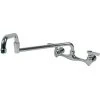 Advance Tabco K-211 Wall-Mount Faucet With 8" Centers - 18" Swing Nozzle -T&S Brass Shop 773799