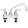 Fisher 3510 Deck-Mounted Swivel Faucet With 4" Centers - 6" Spout -T&S Brass Shop 7888