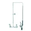 T&S Brass And Bronze Works T&S B-0131-BC-28H Wall Mounted 29 1/2" High Pre-Rinse Faucet With Adjustable 8" Centers, Low Flow Spray Valve, Swivel Arm, 28" Hose, And 6" Wall Bracket 2 T&S Brass And Bronze Works T&S B-0131-BC-28H Wall Mounted 29 1/2" High Pre-Rinse Faucet With Adjustable 8" Centers, Low Flow Spray Valve, Swivel Arm, 28" Hose, And 6" Wall Bracket -T&S Brass Shop 83517