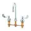 T&S Brass And Bronze Works T&S B-2855-02 Deck Mount Easy Install 1.5 GPM Faucet With 8" Centers, 8 13/16" Gooseneck, 4" Wrist Action Handles, And Eterna Cartridges 1 T&S Brass And Bronze Works T&S B-2855-02 Deck Mount Easy Install 1.5 GPM Faucet With 8" Centers, 8 13/16" Gooseneck, 4" Wrist Action Handles, And Eterna Cartridges -T&S Brass Shop 845080