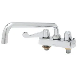 T&S Brass And Bronze Works Equip By T&S 5F-4CWX08 Deck Mounted 8 1/8" Swivel Workboard Faucet With Wrist Action Handles And 4" Centers - ADA Compliant