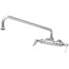 T&S Brass And Bronze Works T&S B-0235-CC Wall Mounted Pantry Faucet With 3 3/8" Centers, 18" Swing Nozzle, Eterna Cartridges, And CC Connections