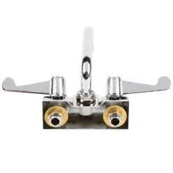 T&S Brass And Bronze Works Equip By T&S 5F-4WWX12 12 1/8" Wall Mount Swivel Faucet With 4" Centers And Wrist Action Handles -T&S Brass Shop 881553