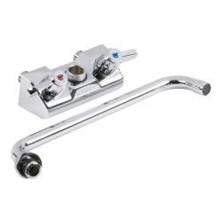 T&S Brass And Bronze Works Equip By T&S 5F-4WLX10 Wall Mounted Faucet With 10 1/8" Swing Spout, 2.2 GPM Aerator, 4" Centers, And Lever Handles 13 T&S Brass And Bronze Works Equip By T&S 5F-4WLX10 Wall Mounted Faucet With 10 1/8" Swing Spout, 2.2 GPM Aerator, 4" Centers, And Lever Handles -T&S Brass Shop 881929