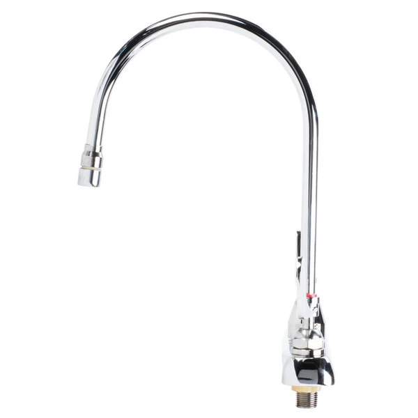 T&S Brass And Bronze Works T&S B-1176 Deck Mount Workboard Faucet With 8" Centers, 8 13/16" Gooseneck Spout, 84" Hose, And EB-0107 Blue Spray Valve 7 T&S Brass And Bronze Works T&S B-1176 Deck Mount Workboard Faucet With 8" Centers, 8 13/16" Gooseneck Spout, 84" Hose, And EB-0107 Blue Spray Valve - Image 5