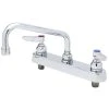 T&S Brass And Bronze Works T&S B-1122 Deck Mounted Workboard Faucet With 8" Centers - 10" Swing Nozzle -T&S Brass Shop 935695